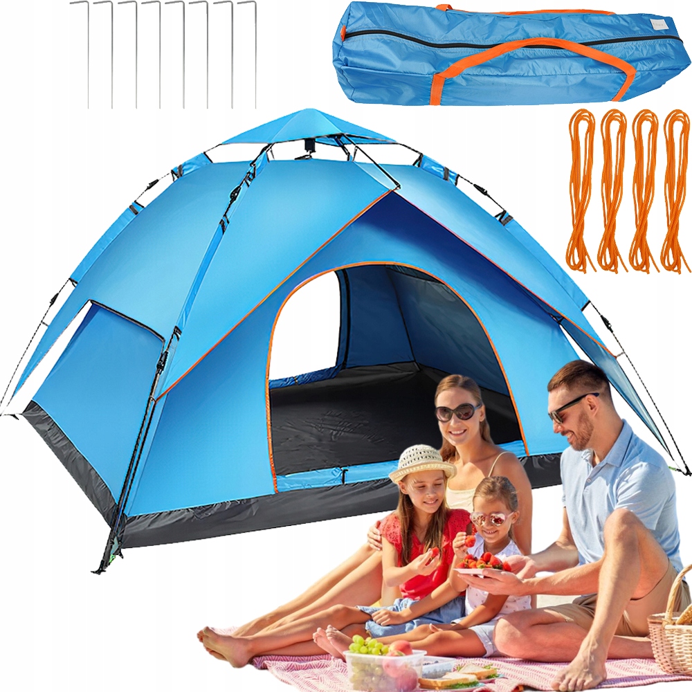 Stan Stan Stan Pro 3-4 Osoby, 2 Dveře, Modrý