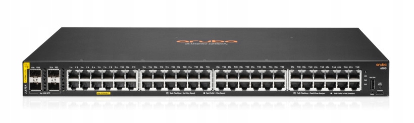 Switch Hp 48-portový Gigabit Ethernet L3 Aruba 6100 4SFP+