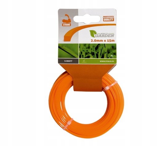 

Żyłka Tnąca 2,0 MM X 15 M Kwadrat Do Podkaszarki