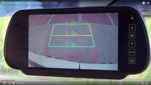 Kamera cofania Volkswagen T5 T6 kompletny sys