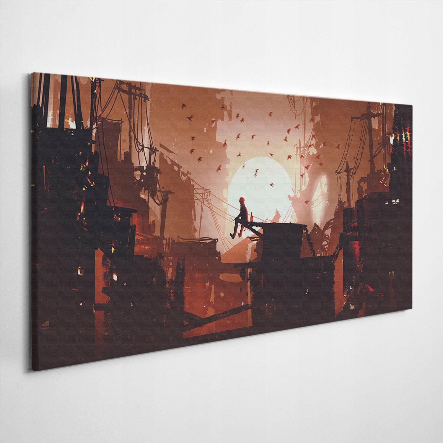 

Foto-obraz z zdjęciem Dach Wschód Słońca 120x60 cm