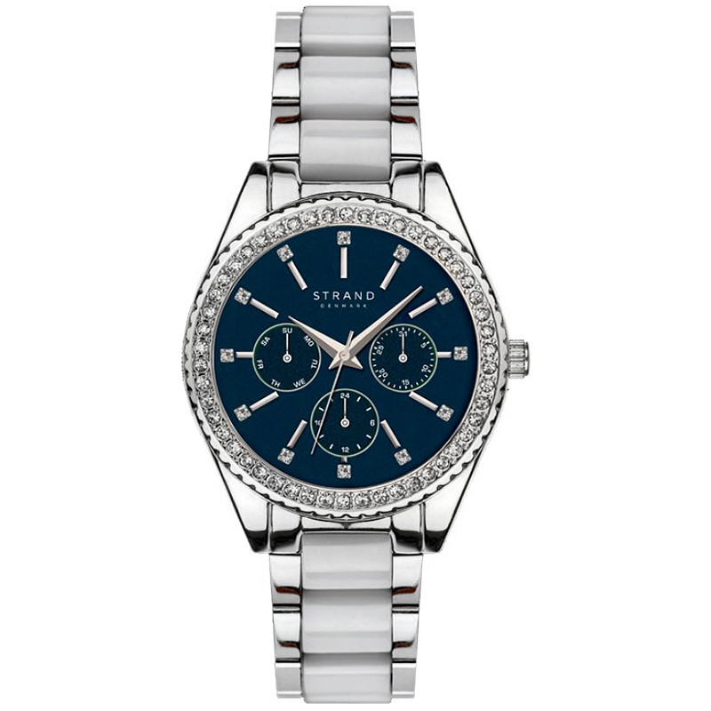 Dámské hodinky Strand S729LMCLSC Zirkony stříbrné