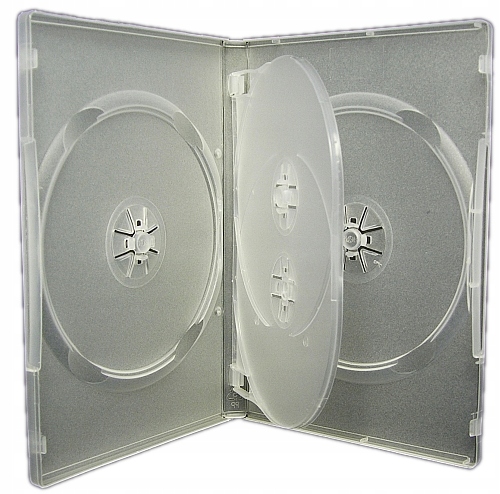 Krabice na 4 x DVD 14 mm Clear/Matné 50 ks