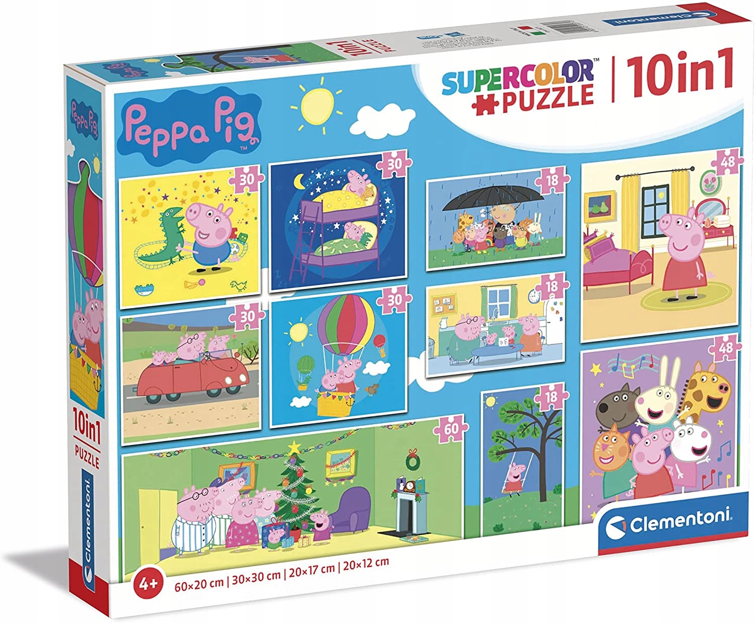 

Puzzle 10 W 1 Świnka Peppa 10 układanek 20271