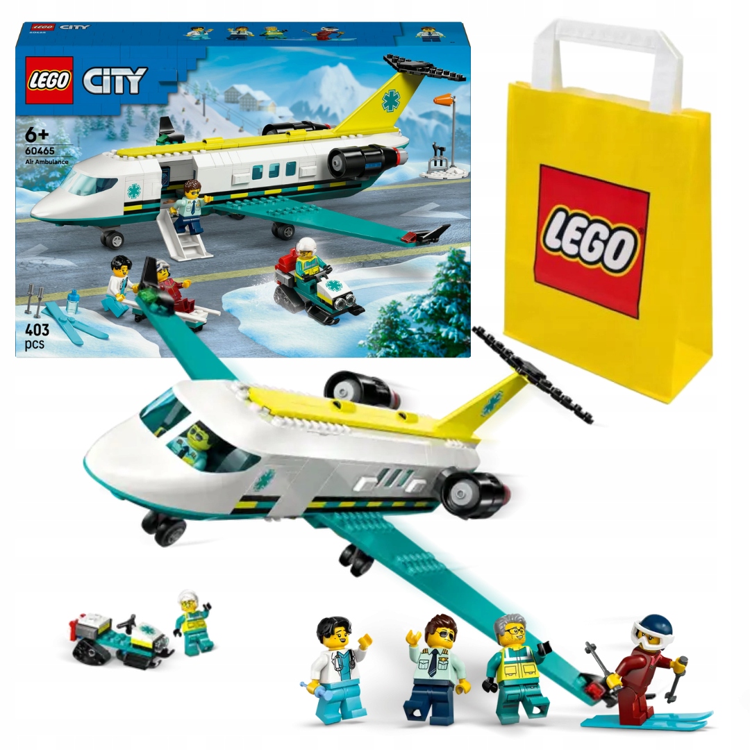 Lego City 60465 Letadlo záchranné služby