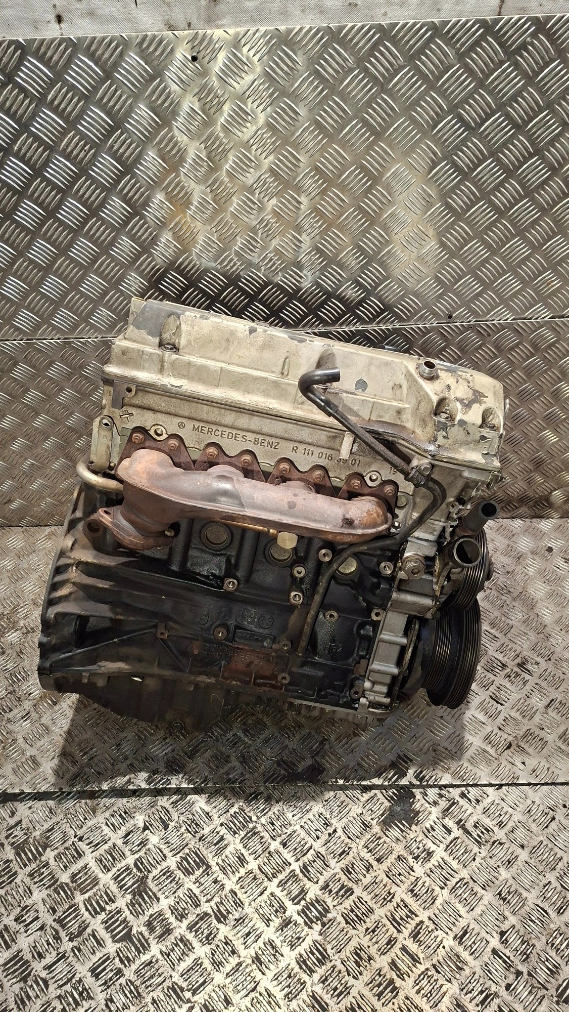 engine unprotected pillar MERCEDES W203 2.0B 111955