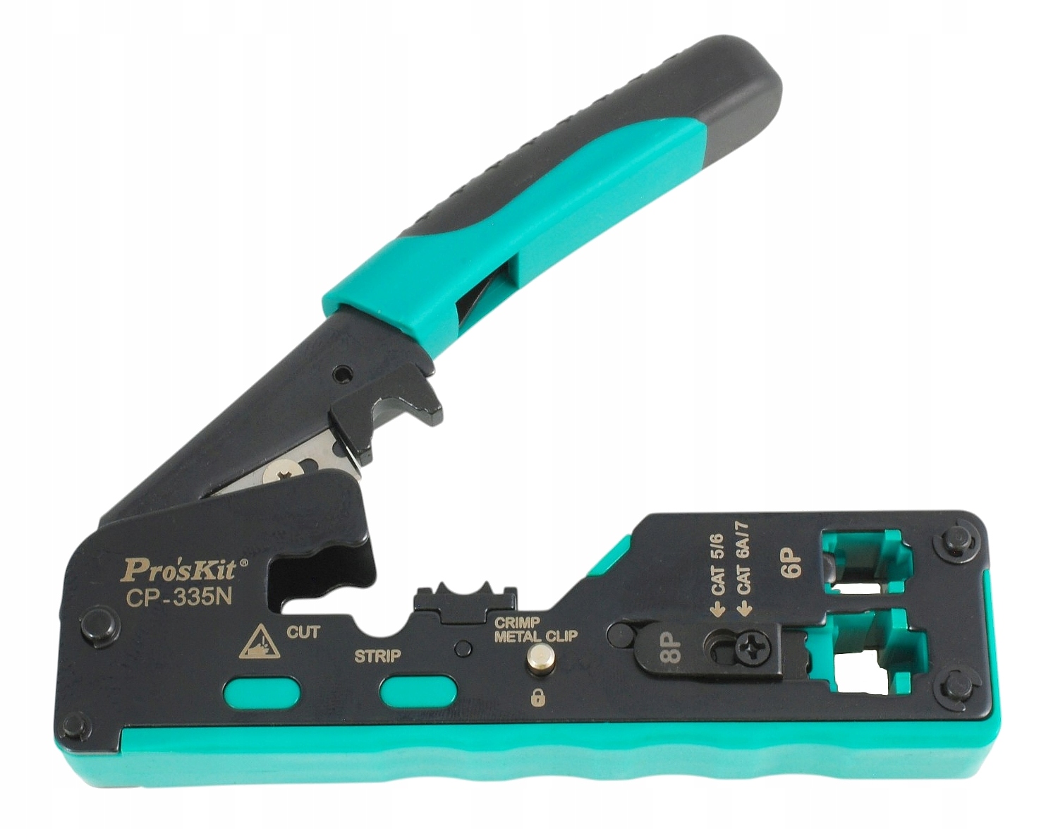 Přepínač Svěrákových Zástrček 3v1 RJ45, RJ12, Rj 11 Proskit