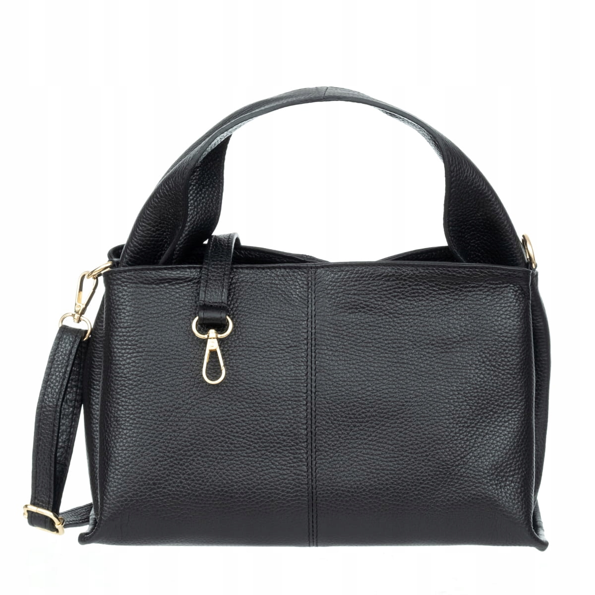 Dámská kožená kabelka Vezze Vega Černá