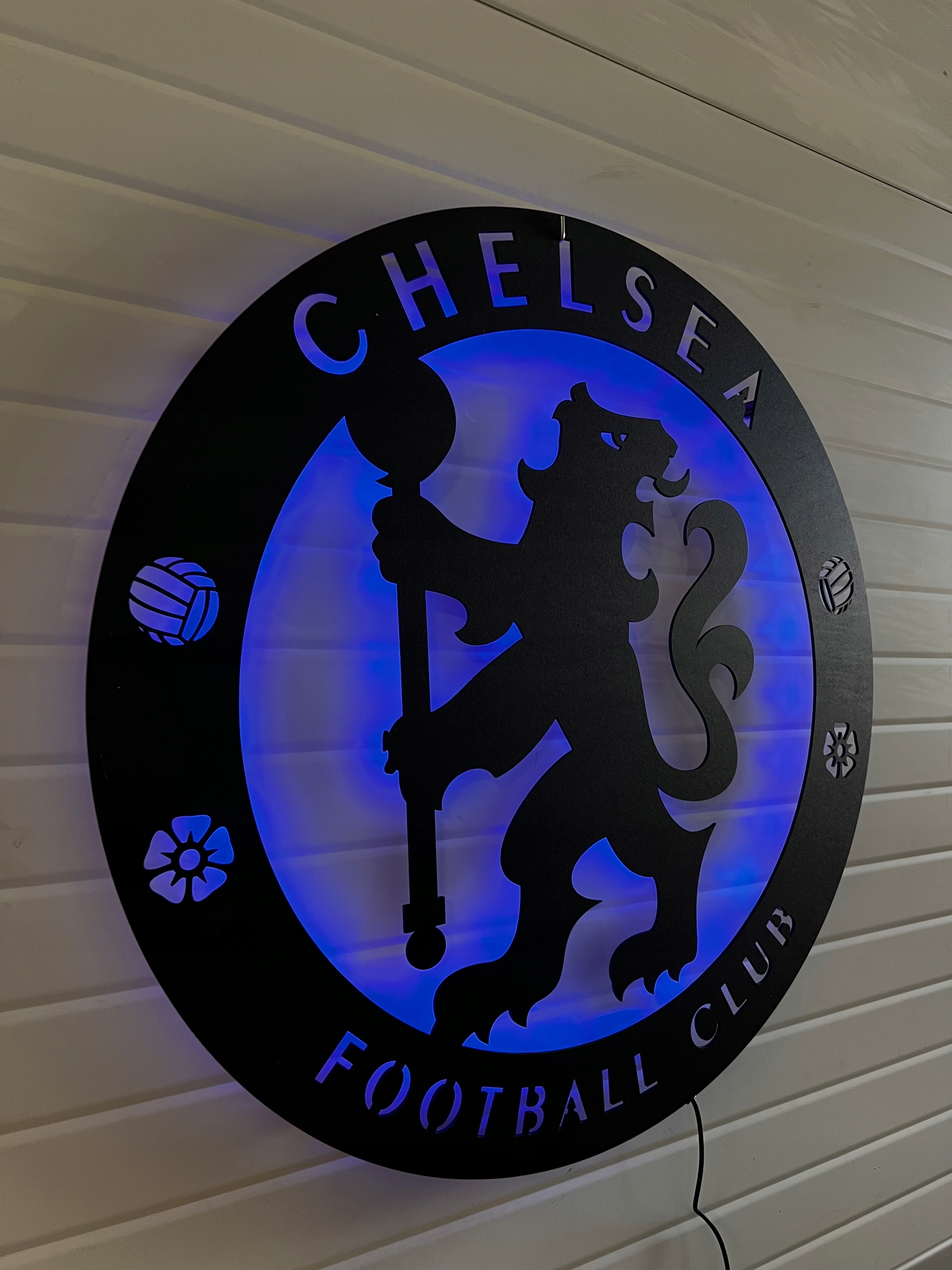 Herb Chelsea Led Obraz Drewniany 3D+GRATIS