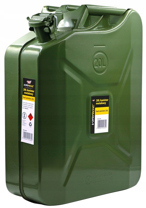 Moje Auto Virage Metalowy Kanister Rezerwowy Do Paliwa 20L