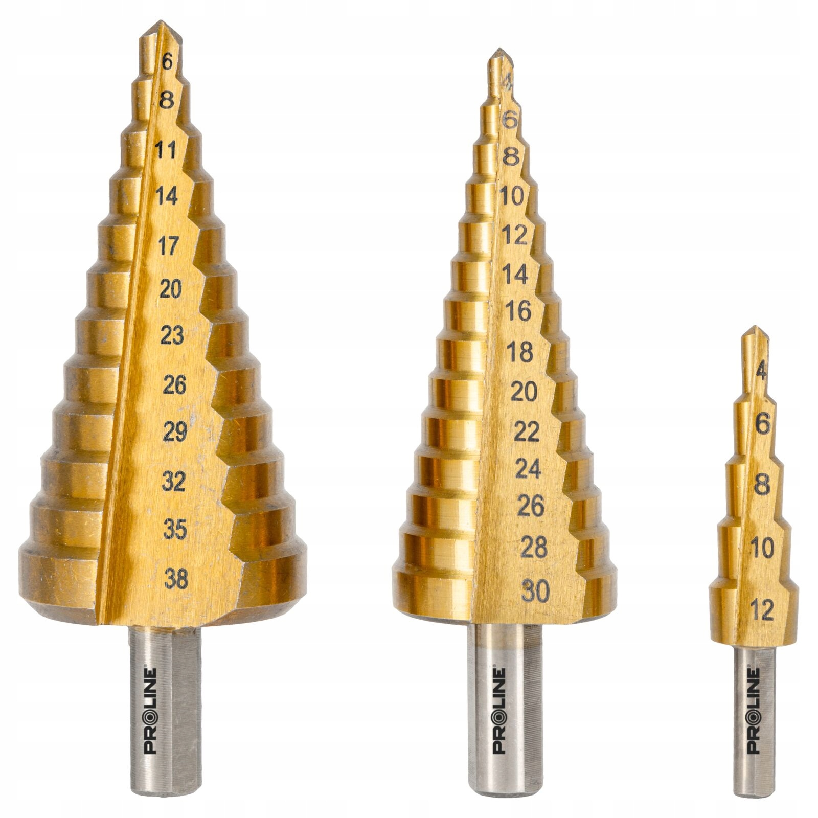 Stupňovité Vrtáky Do Kovu Hss Tin 3KS 4, 4,6 MM Proline