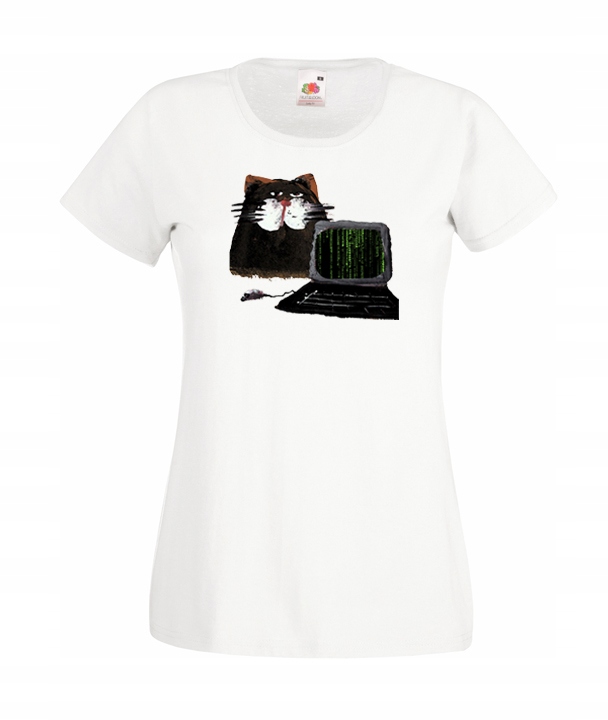 

M Koszulka Damska Koty Soft Kitty Śmieszne Wzory