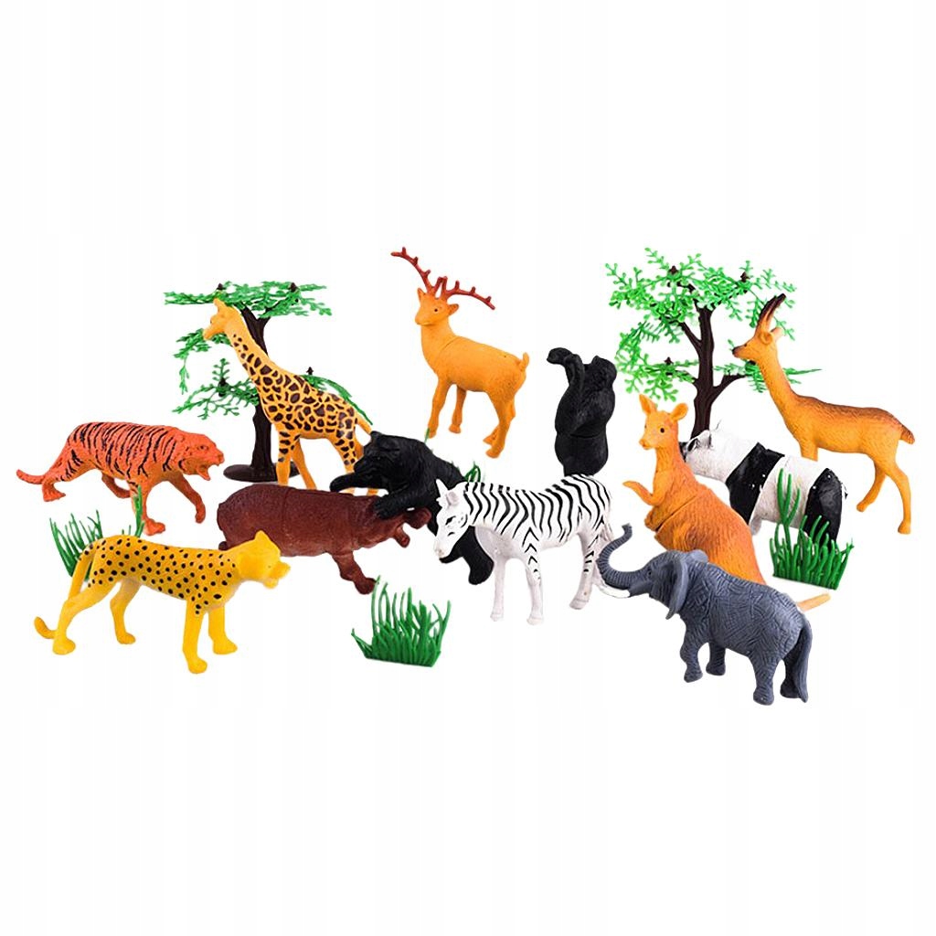 Land Zoo Animals Model Figure Educational Scene 12576760431 Allegro.pl