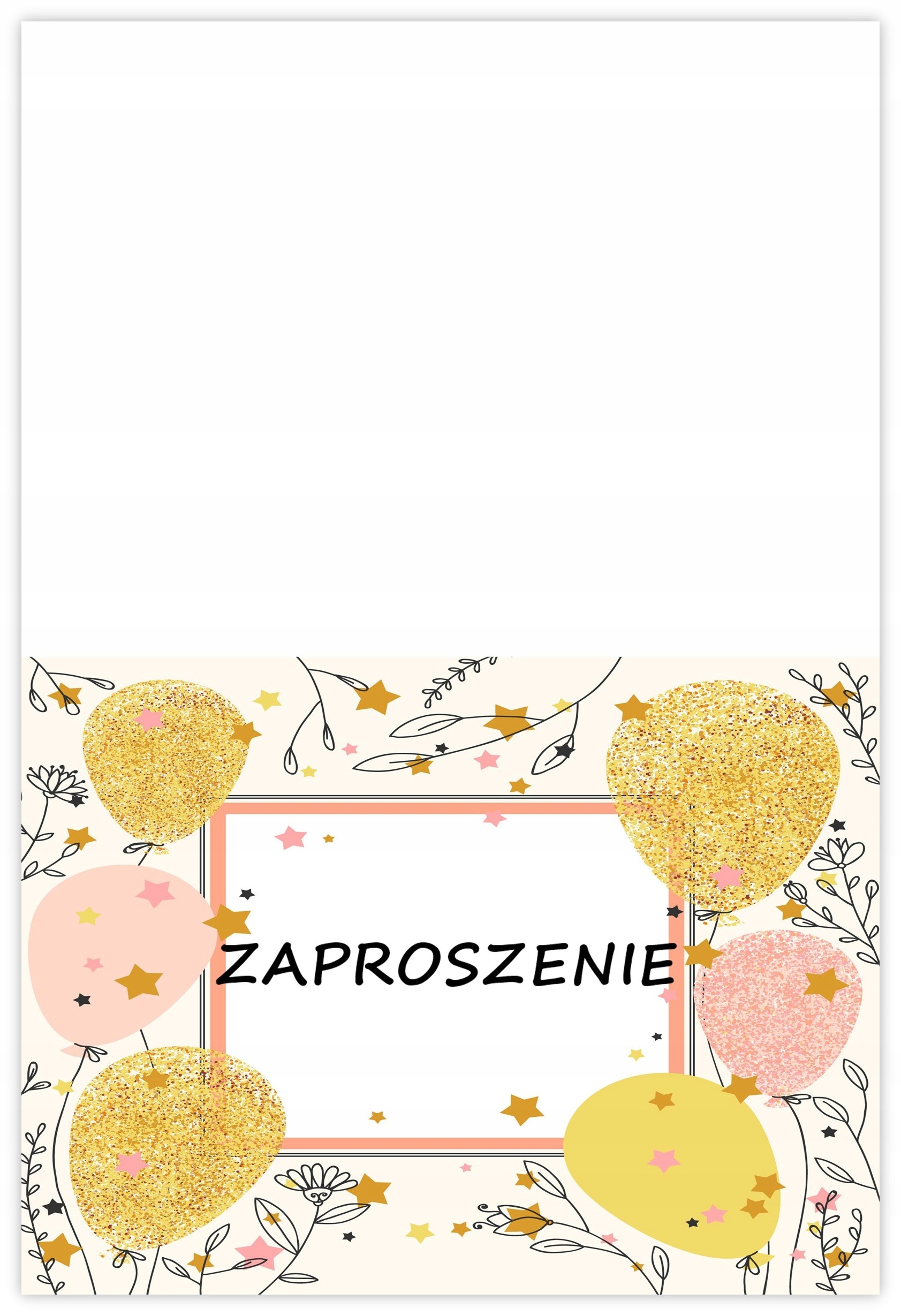 ZAPROSZENIA NA KOMERS BAL ÓSMOKLASISTY + KOPERTA Marka inna