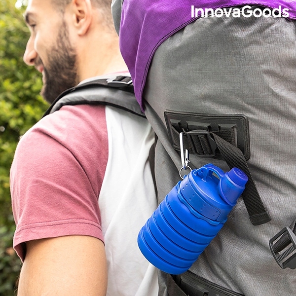 SKŁADANA BUTELKA SILIKOWONA NA WODĘ BIDON SHAKER Marka InnovaGoods