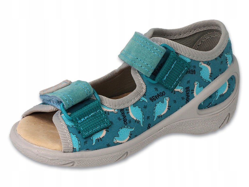 BEFADO CIAPCIE KAPCIE SANDAŁKI SANDAŁY NA RZEPY DINO 063x011 (22-30) r.28 Kod producenta 063x011