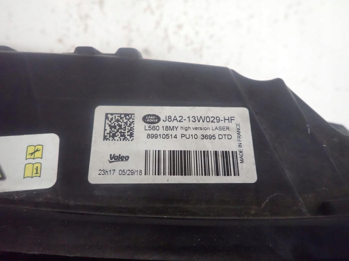 Lampa przód prawa RANGE ROVER VELAR 17- FULL LED Producent części Land Rover OE