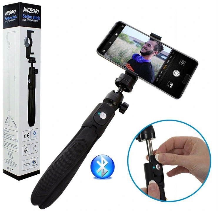 KIJ SELFIE DO ROBIENIA ZDJEĆ BLUETOOTH do SAMSUNG A52 /A53 /A54 S23 / S24 Marka Webski