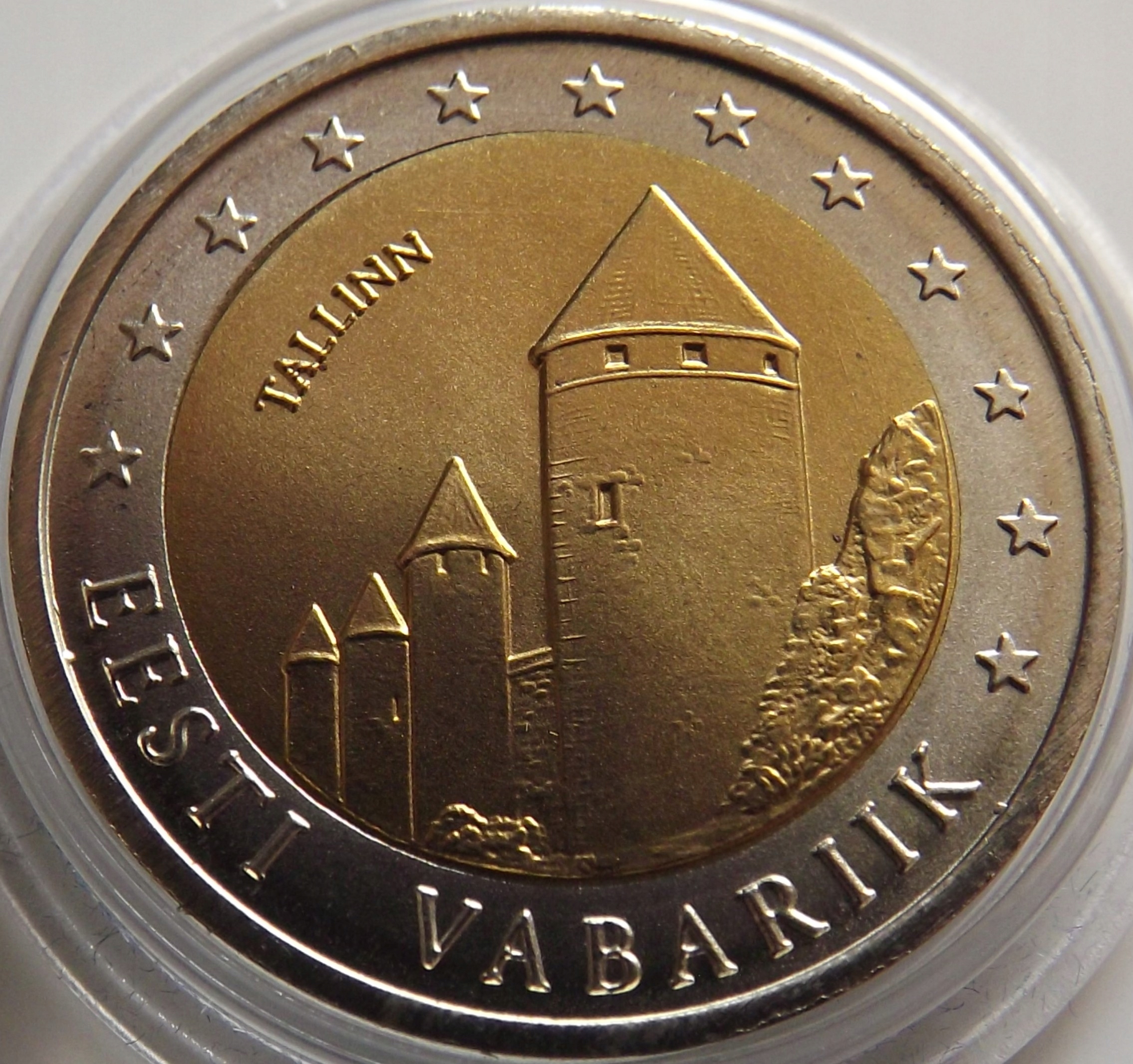 Estonia 2 Euro 2005 Próba SPECIMEN , TALINN , st. UNC-