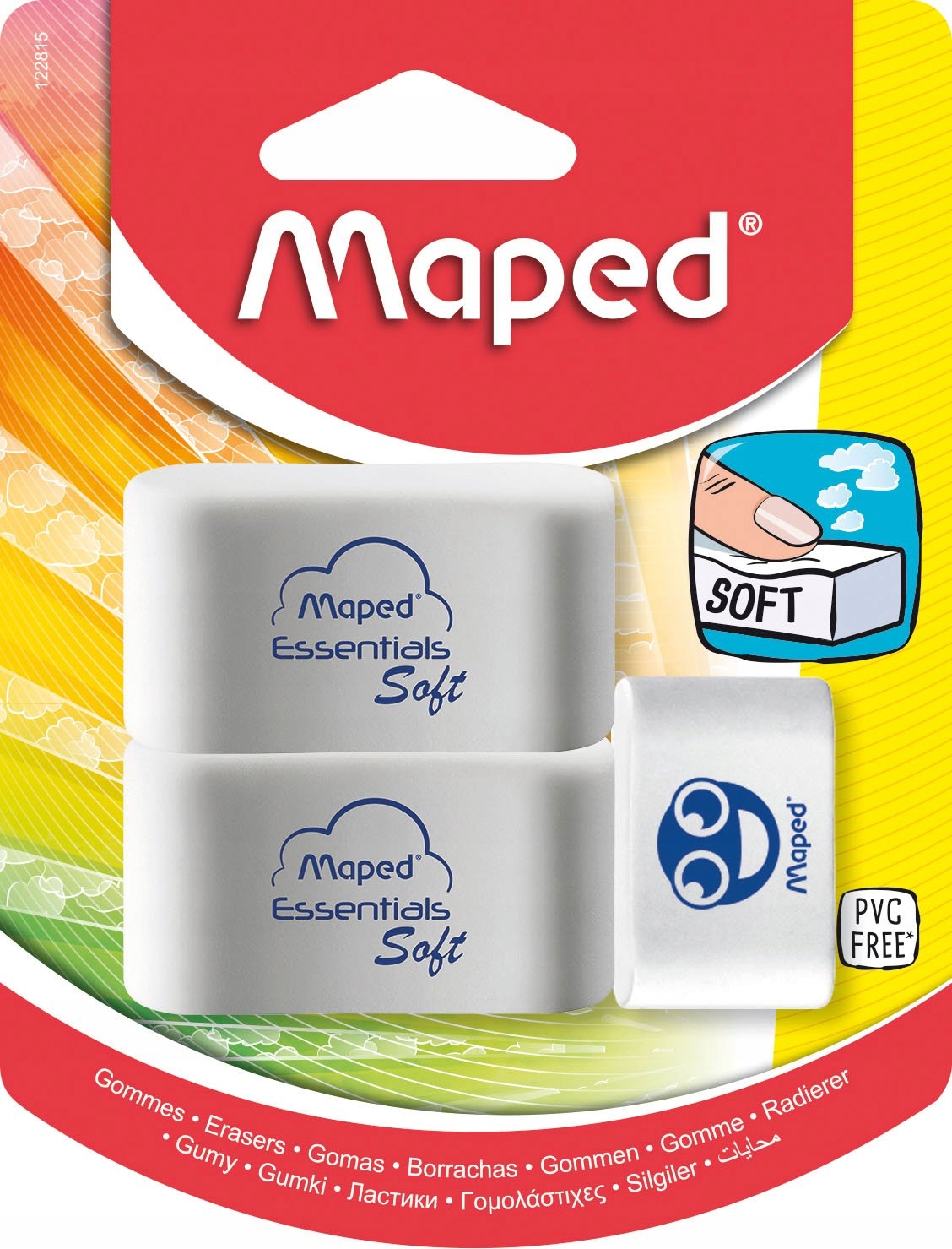 

Gumki Maped zestaw do ścierania 3 sztuki