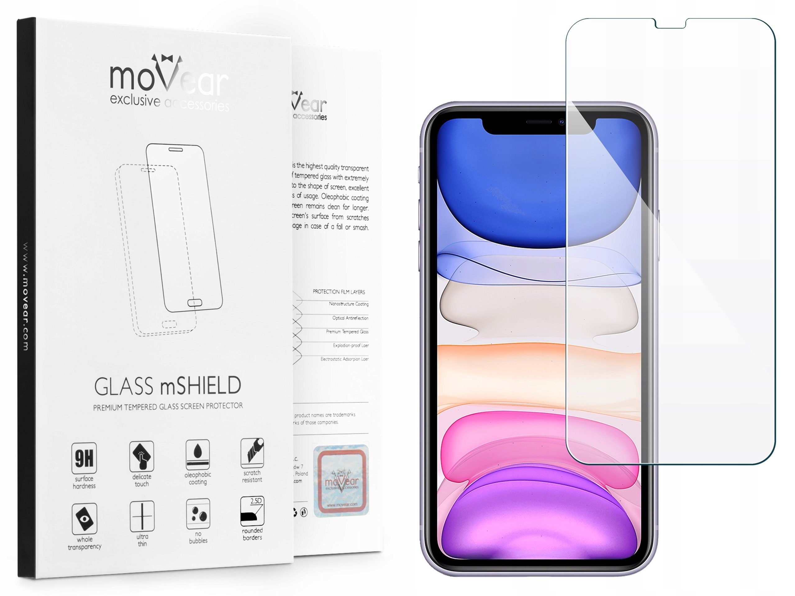 

moVear Szkło hartowane na Apple iPhone 12 Mini