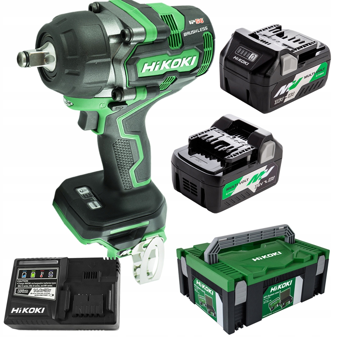 Rázový uťahovák 36V 1050 Nm 2x2,5Ah HiKOKI WR36DE Wrz