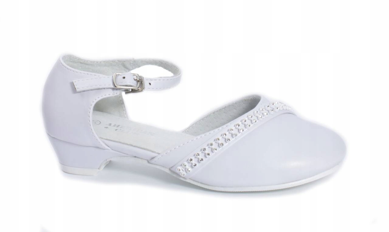 

American KOM24 Baleriny Na Komunię Białe R. 34