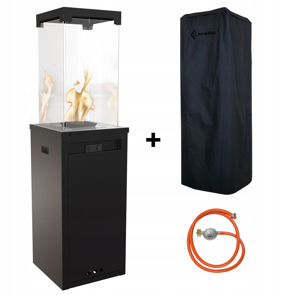 Terasový Ohrievač Záhradný Krb Na Plyn Propan Butan Patio Light 8,2 kW