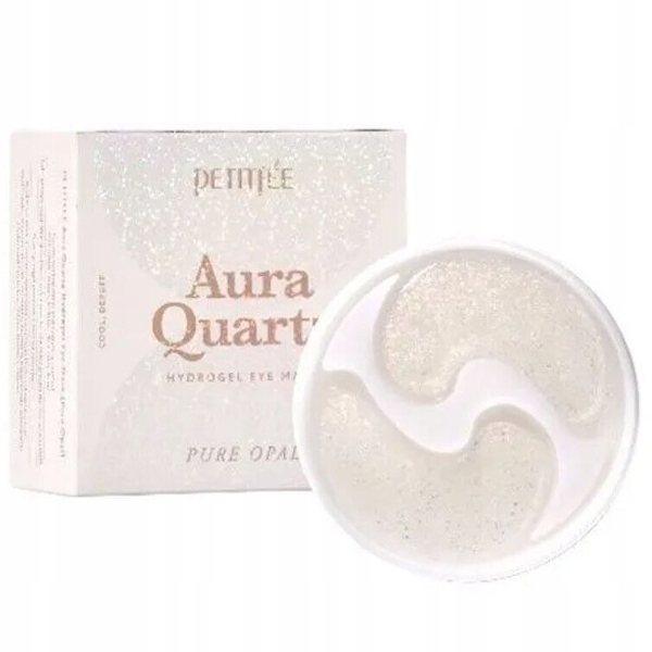 Petitfee Aura Quartz Hydrogel Hydratační hydrogelové oční vločky 40ks