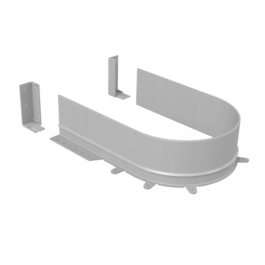 OSŁONA SYFONU POD ZLEW SZUFLADY SZARA ELASTYCZNA