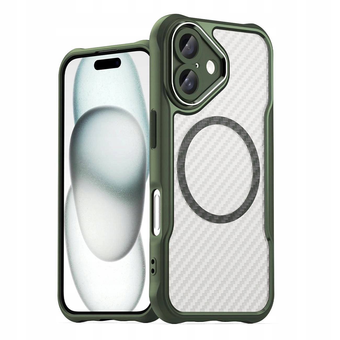 Etui Silikonowe Leading Series do Magsafe Do Iphone 16 Zielone