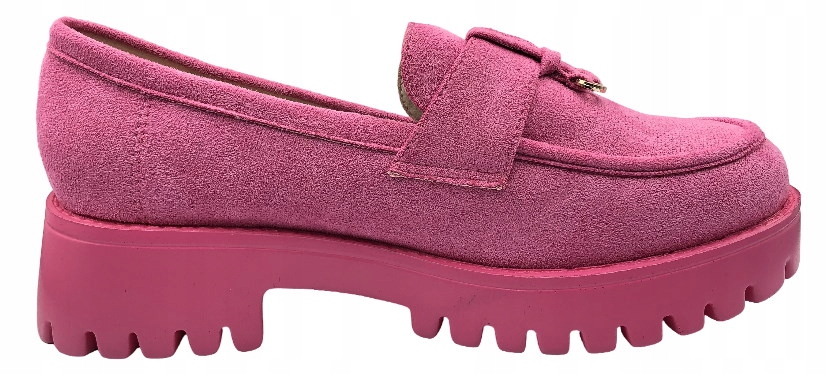 PÓŁBUT MOKASYN FUXIA ZAMSZOWY GOODIN PLATFORMA XR358 37 Rozmiar 37