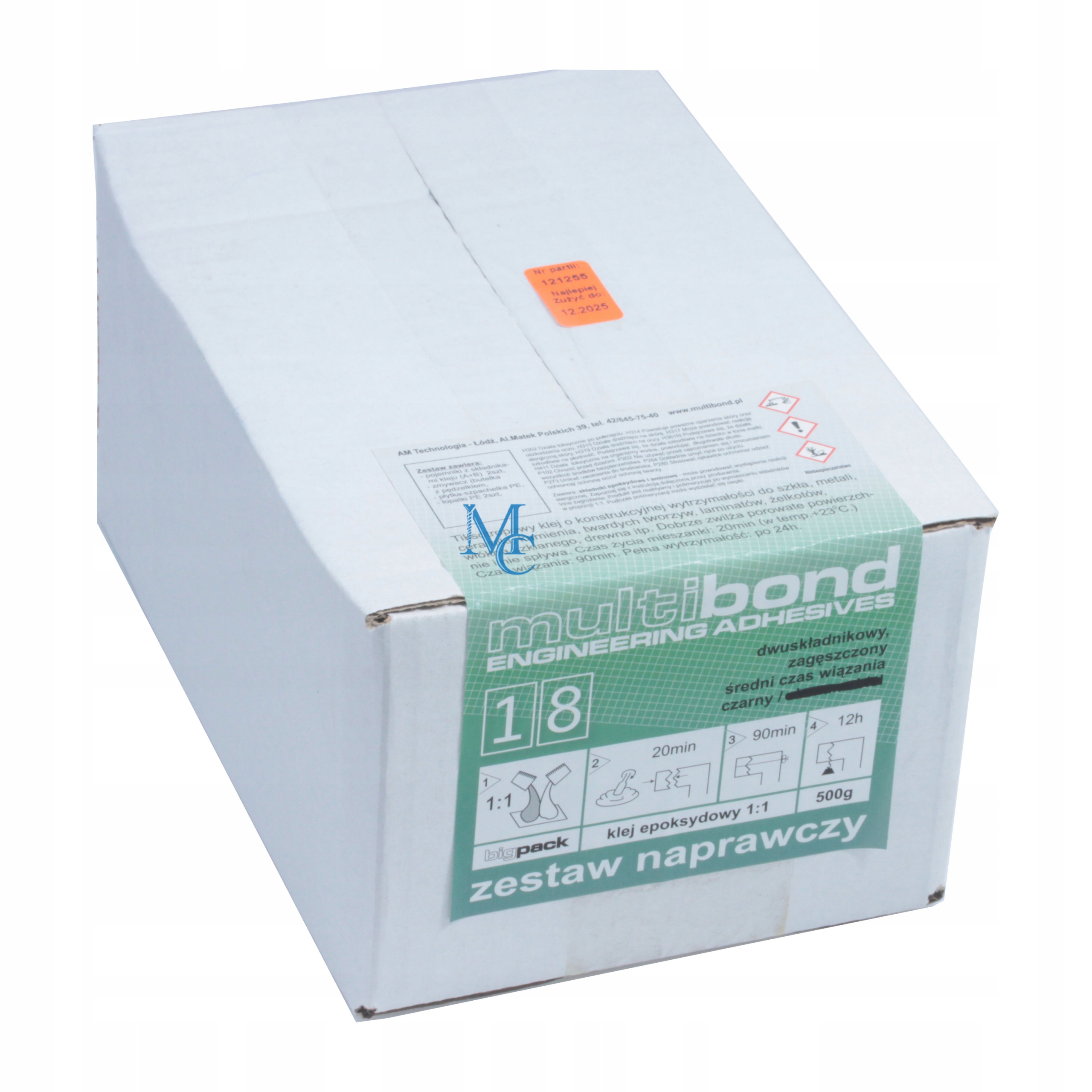 MULTIBOND-18 Klej Epoksydowy Montażowy Biały 500g