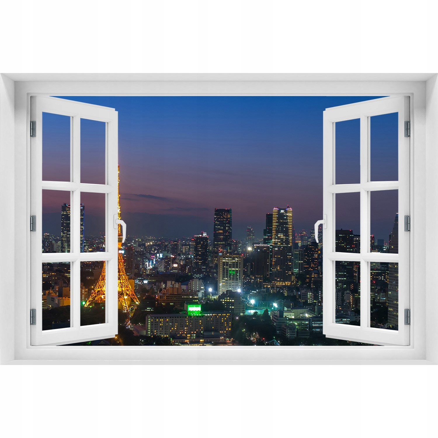 

Naklejka na ścianę 3D Okno Wieża w Tokio 120x80