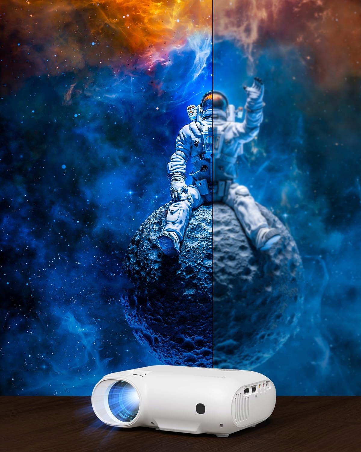 PRZENOŚNY PROJEKTOR YOTON Y7 NATIVE 1080P 4K Z WIFI I BLUETOOTH Marka inna