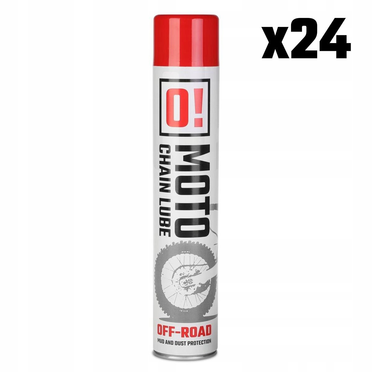 Omoto Sada 24 Kusy Spray Mazivo Na Reťaz 750ML Off Road O! Chain Lube