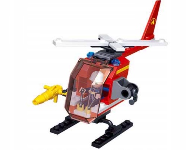 KLOCKI SLUBAN HELIKOPTER STRAŻ POŻARNA STRAŻAK