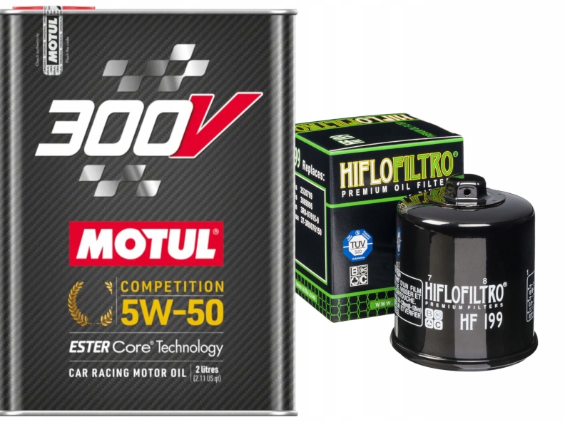 Olej a filter HF199 110859 Polaris Sportsman Scrambler 570 850 Motul 5W50