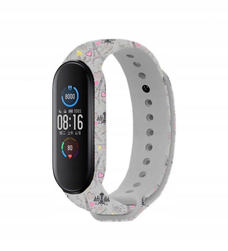 Pasek opaska Smart Band MI BAND M4 M5 M6 Mi3 Mi4 Materiał guma