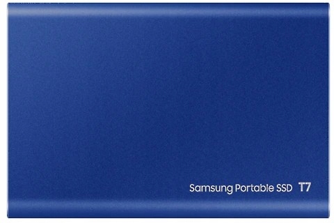 Samsung Portable SSD T7 1TB niebieski Materiał obudowy metal tworzywo sztuczne