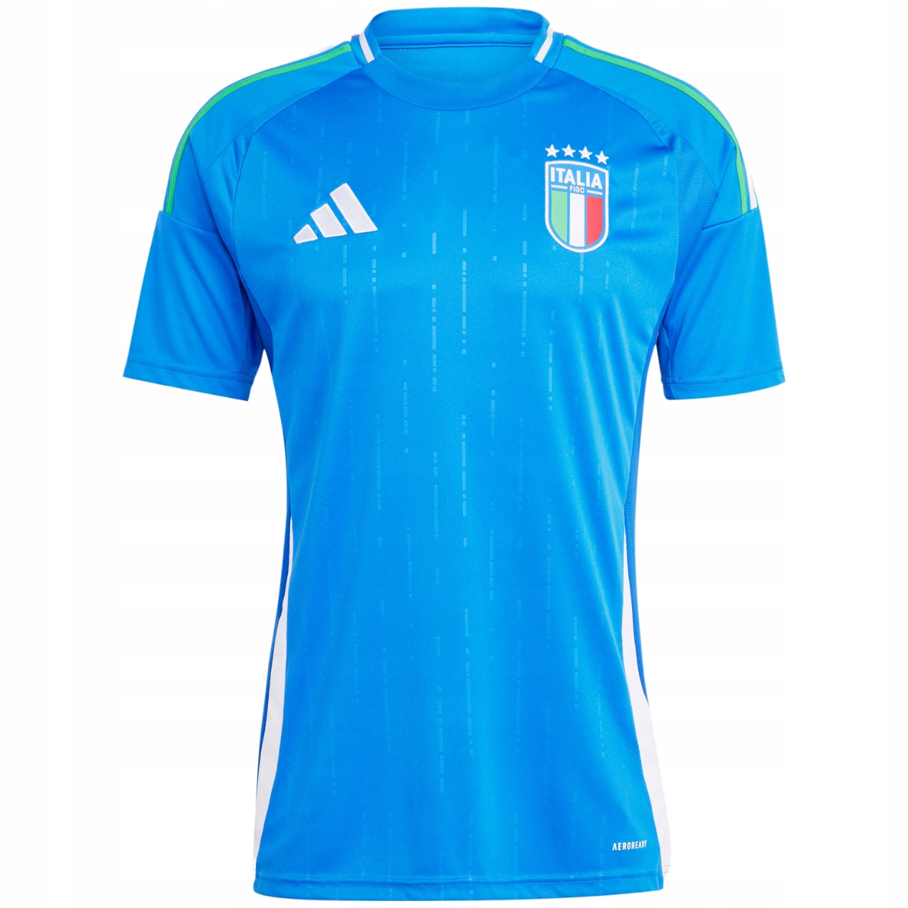 Koszulka męska adidas Italy 24 Home niebieska IN0657 M