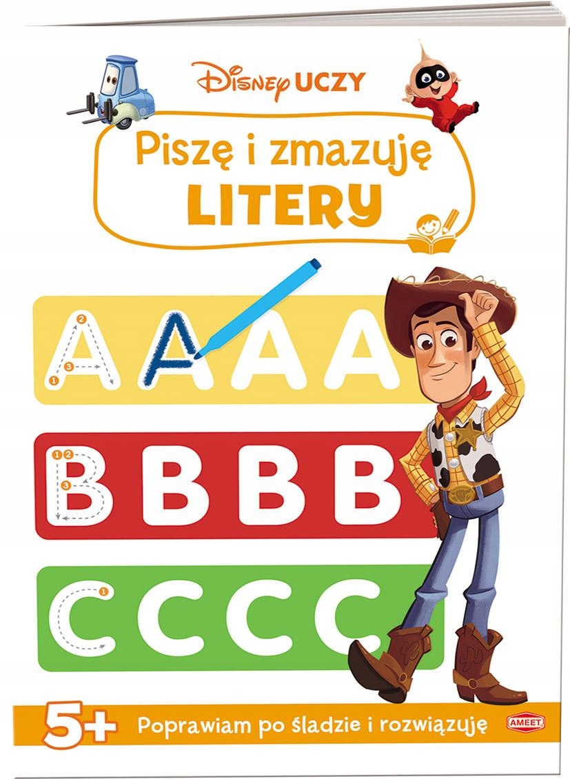 

Disney uczy. Piszę i zmazuję litery Ameet