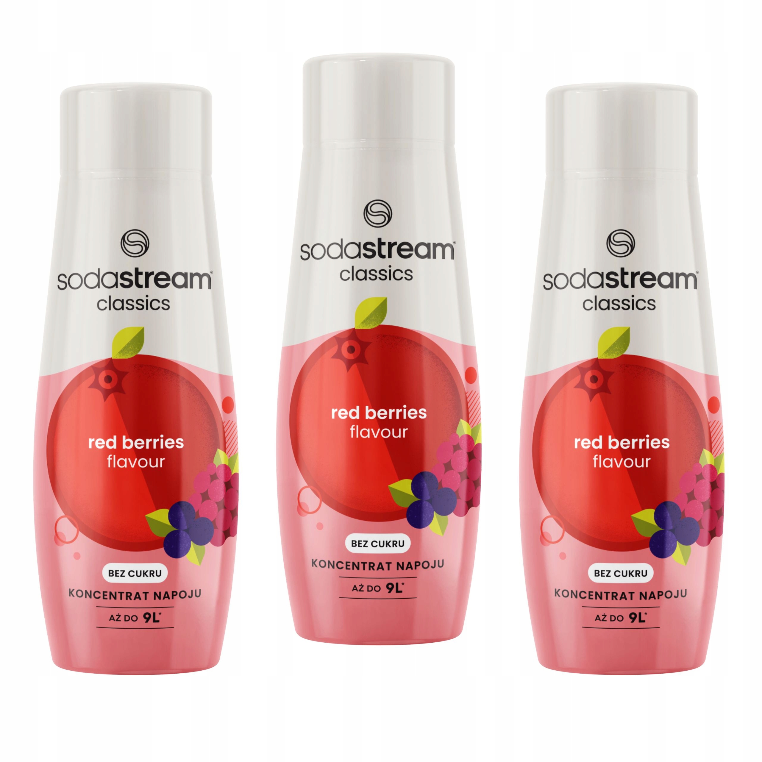 Syropy do saturatora SODASTREAM 3x Red Berries