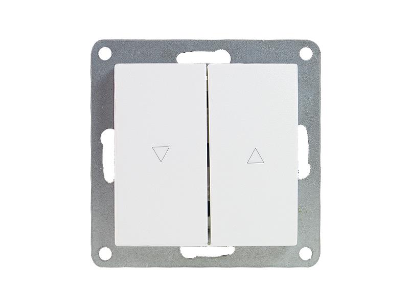 Wyłącznik Włącznik Łącznik roletowy żaluzjowy 'Modern' biały