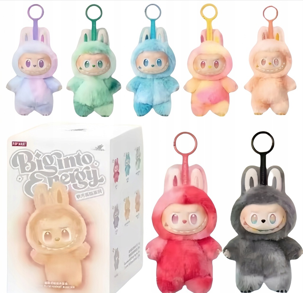 The Monster labubu 3箱セット LABUBU THE MONSTERS SURPRISE Najnowsza Seria 3 NEONOWA Kolor