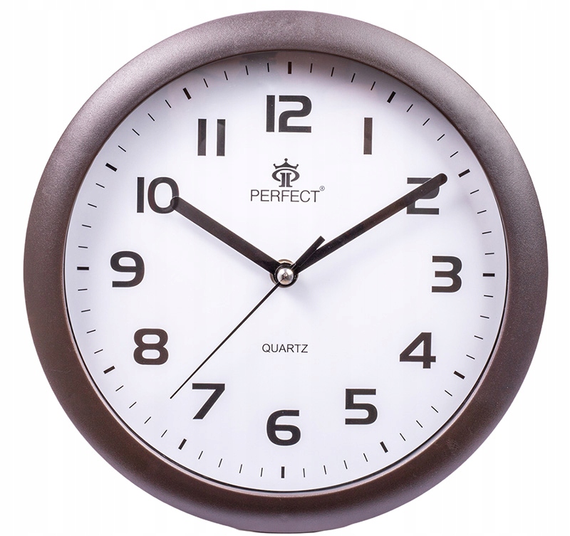

Zegar Ścienny Kwarcowy Perfect 7130 brązowy 25 cm