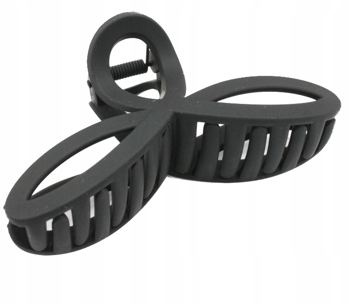 

Klamra Do Włosów Szczęka Mat Duża Kokarda Czarna