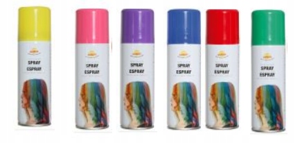 Spray Koloryzujący Lakier do włosów 125ml 6 sztuk farba w Sprayu Zestaw Gui