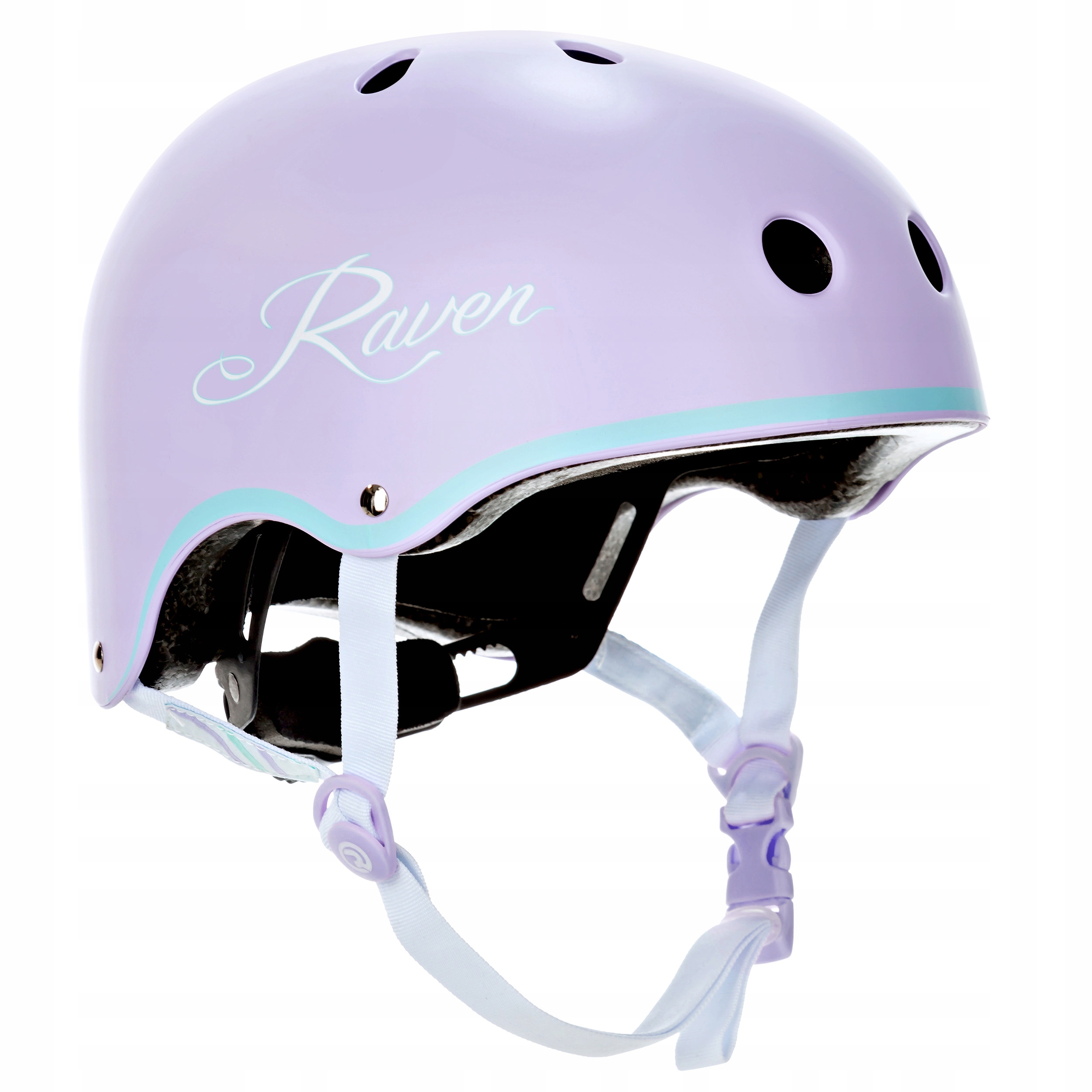 Kask Skateboardowy RAVEN Essto Violet/Mint S (52-55cm)