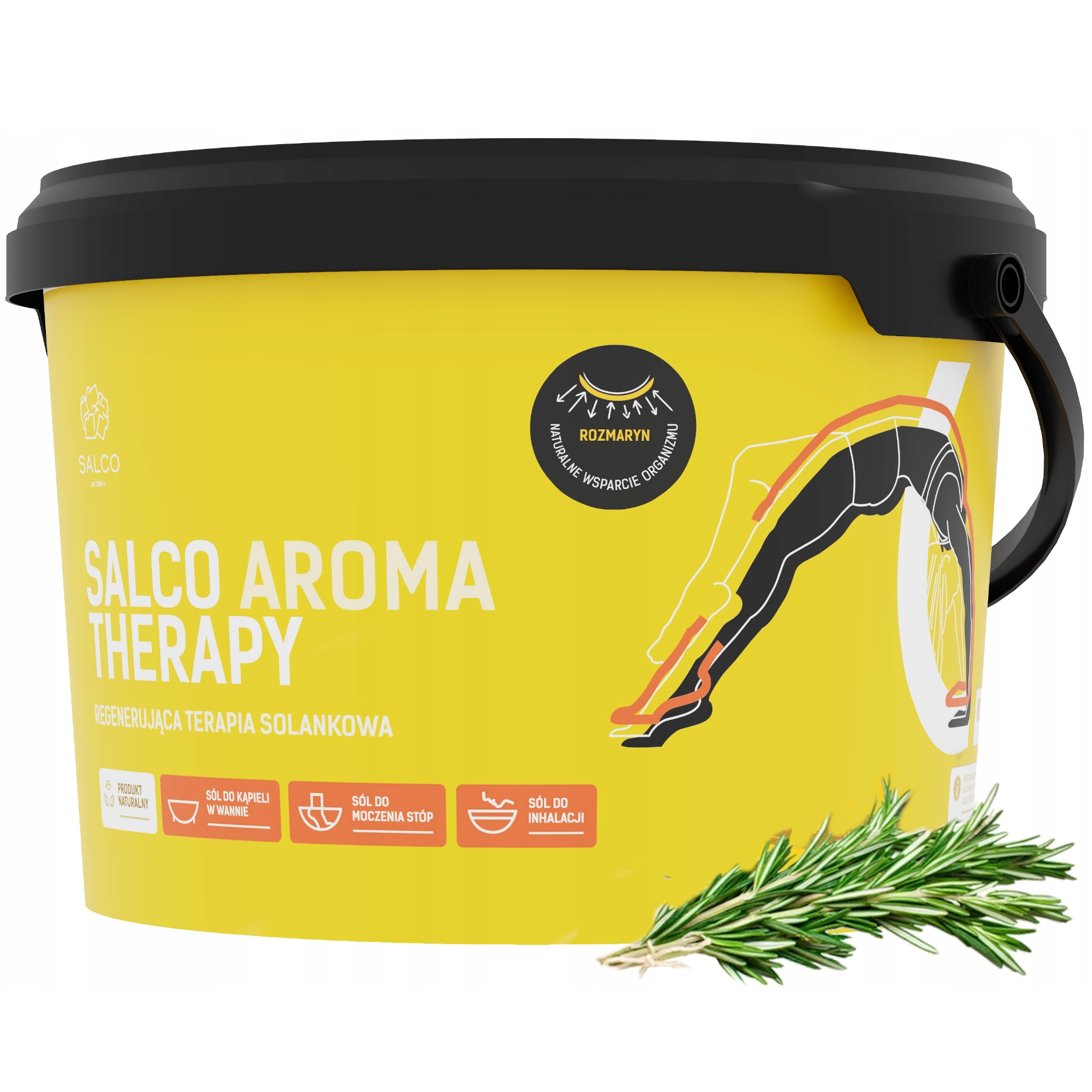 

Salco Therapy Aroma Sól Do Kąpieli Rozmaryn 3kg